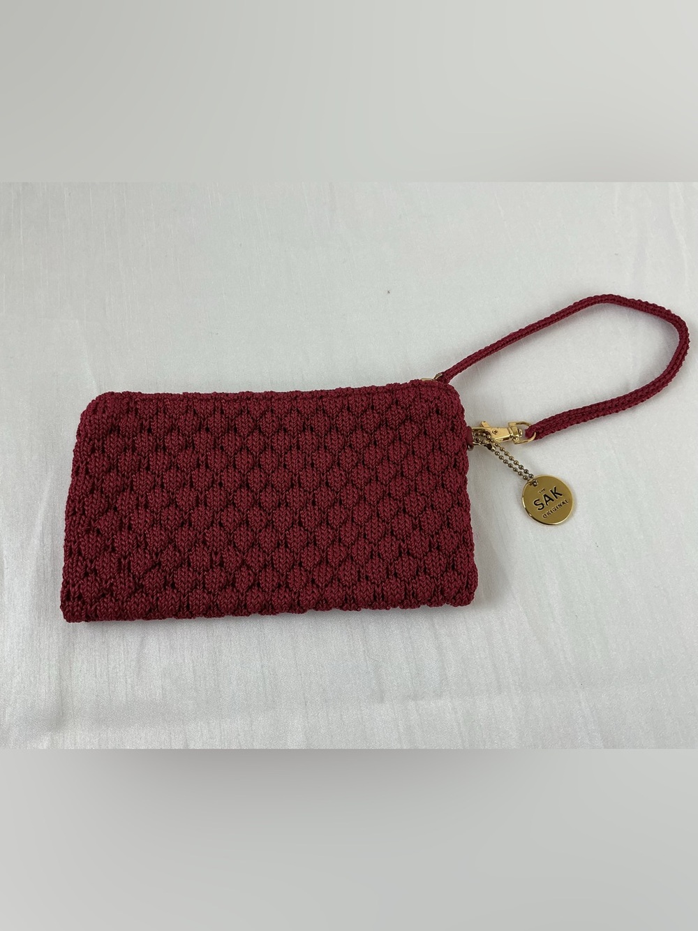 The Sak Crochet Wristlet Clutch
